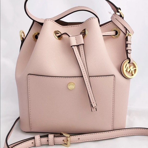 🌸NWT Michael Kors Bucket Hobo Blossom Pink🌸 - Picture 4 of 8